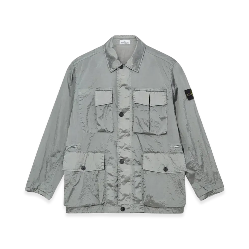 Stone Island 41620 Nylon Metal Watro-TC in Econyl Regenerated Nylon Field Jacket - 23SS "Sky Blue"