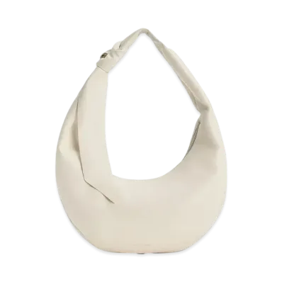 CHARLES & KEITH Tony Knot Curve Hobo Bag "Chalk"