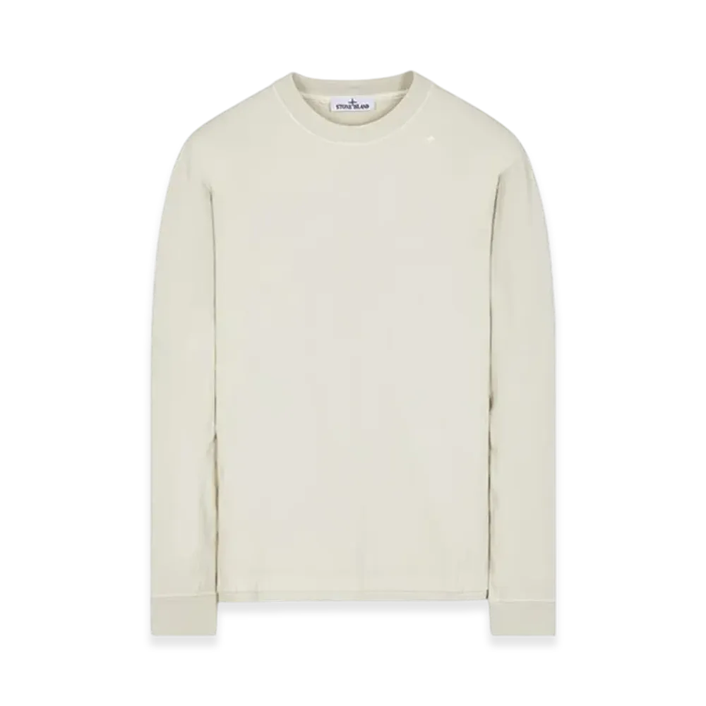 Stone Island 601G5 Stellina Super Stretch Cotton Fleece Crewneck Sweatshirt - 23FW "Stucco"
