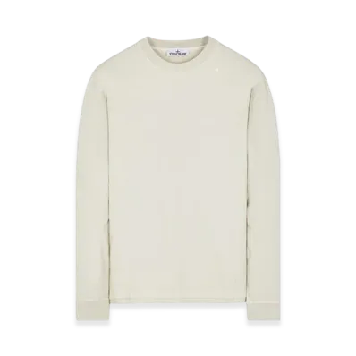 Stone Island 601G5 Stellina Super Stretch Cotton Fleece Crewneck Sweatshirt - 23FW "Stucco"