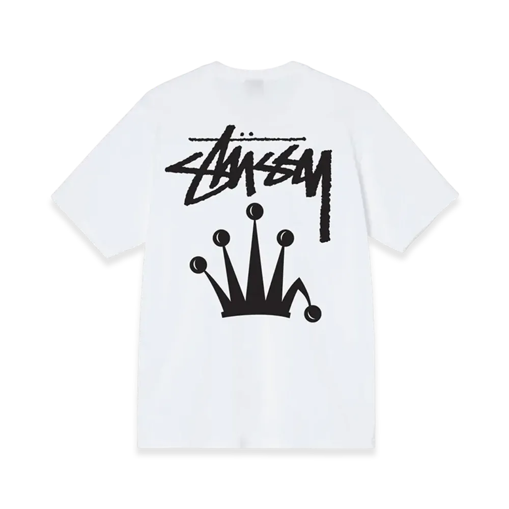Stussy Stock Crown Tee "White"