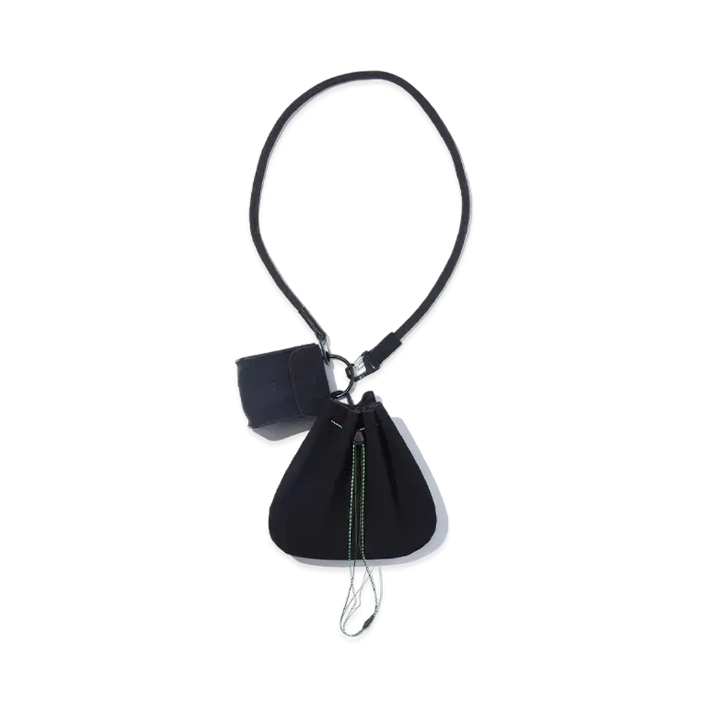 F/CE. Tech Suede Chain Purse "Black"