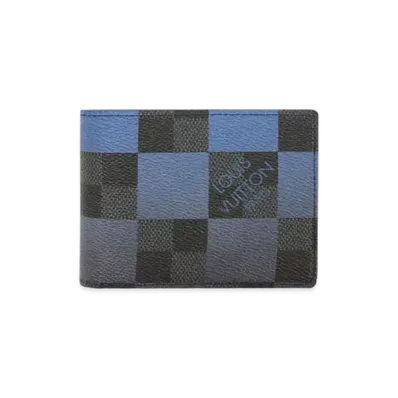 Louis Vuitton Multiple Wallet Damier Graphite Giant "Blue"