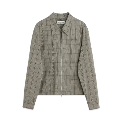OUR LEGACY Zip Shirt "Bard Of Wales" M4242EW