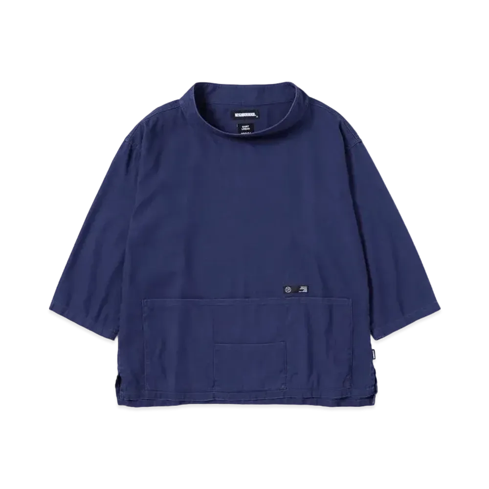 NEIGHBORHOOD PO / LC-SHIRT . LS "Navy"