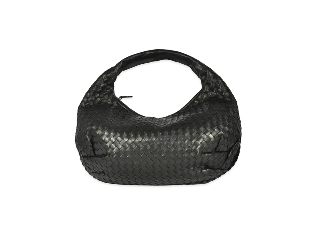 Bottega Veneta Lambskin Hand Bag "Dark Brown"