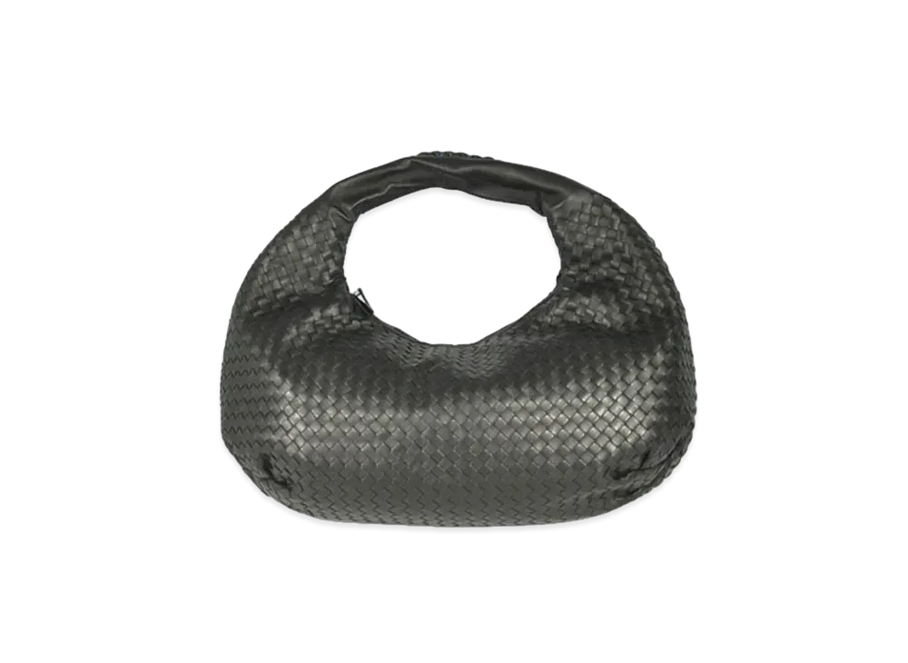 Bottega Veneta Lambskin Hand Bag "Black"