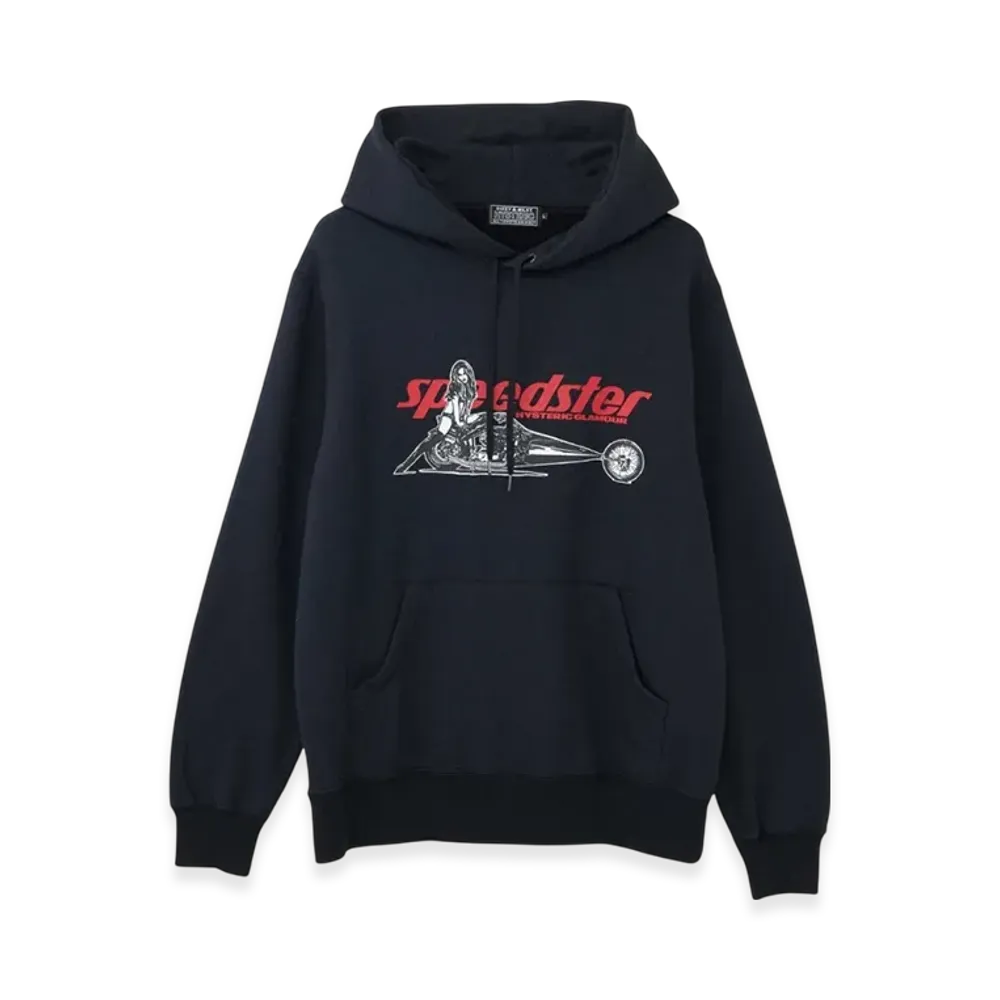 HYSTERIC GLAMOUR Speedster Hoodie "Black"