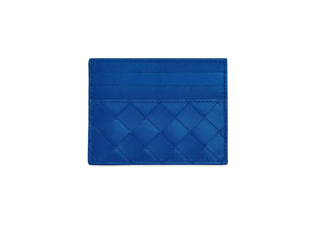 Bottega Veneta Credit Card Holder "Cobalt"