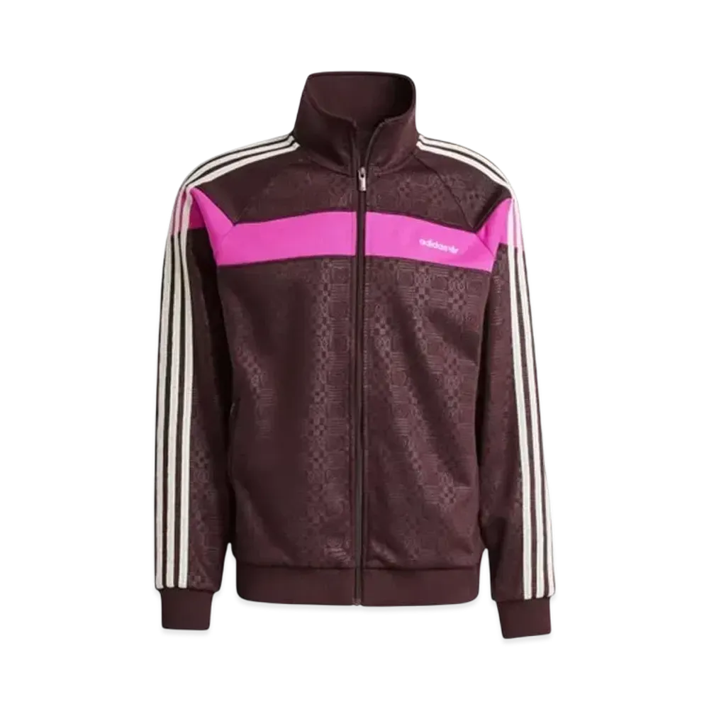 adidas 80s Premium Embossed Three Stripes Track Top "Shadow Brown"