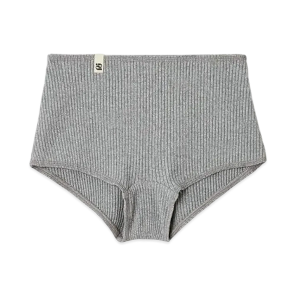 null. Box Rib Shorts "Gray"