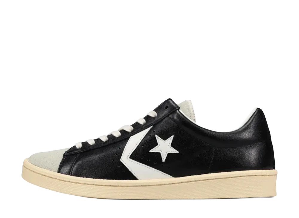 コンバース プロ レザー J VTG OX 50th アニバーサーリー "ブラック/グレー"