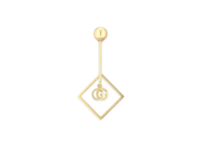 GUCCI GG Running 18K Single Earring