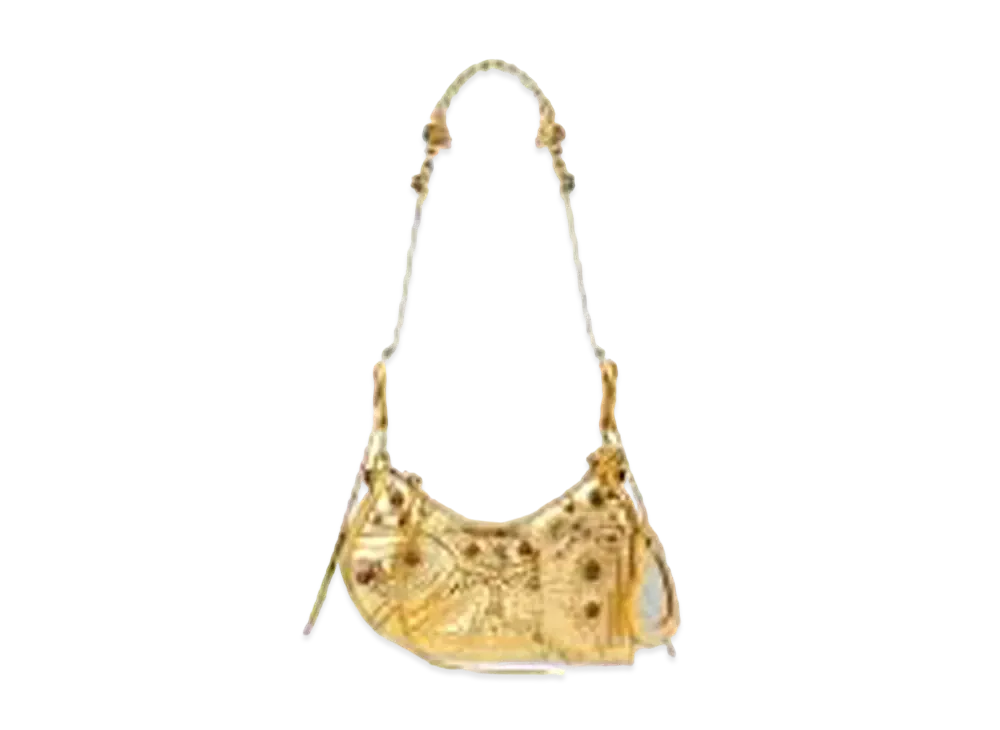 BALENCIAGA Women's Le Cagole XS Shoulder Bag "Gold"