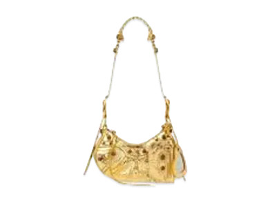 BALENCIAGA Women's Le Cagole XS Shoulder Bag "Gold"