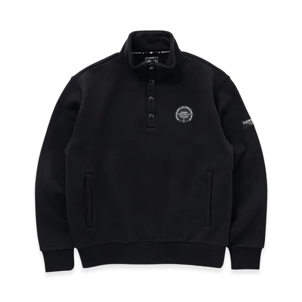 RATS Stand Collar Sweat "Black"
