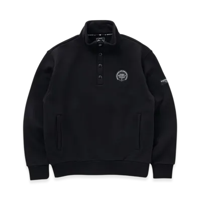 RATS Stand Collar Sweat "Black"