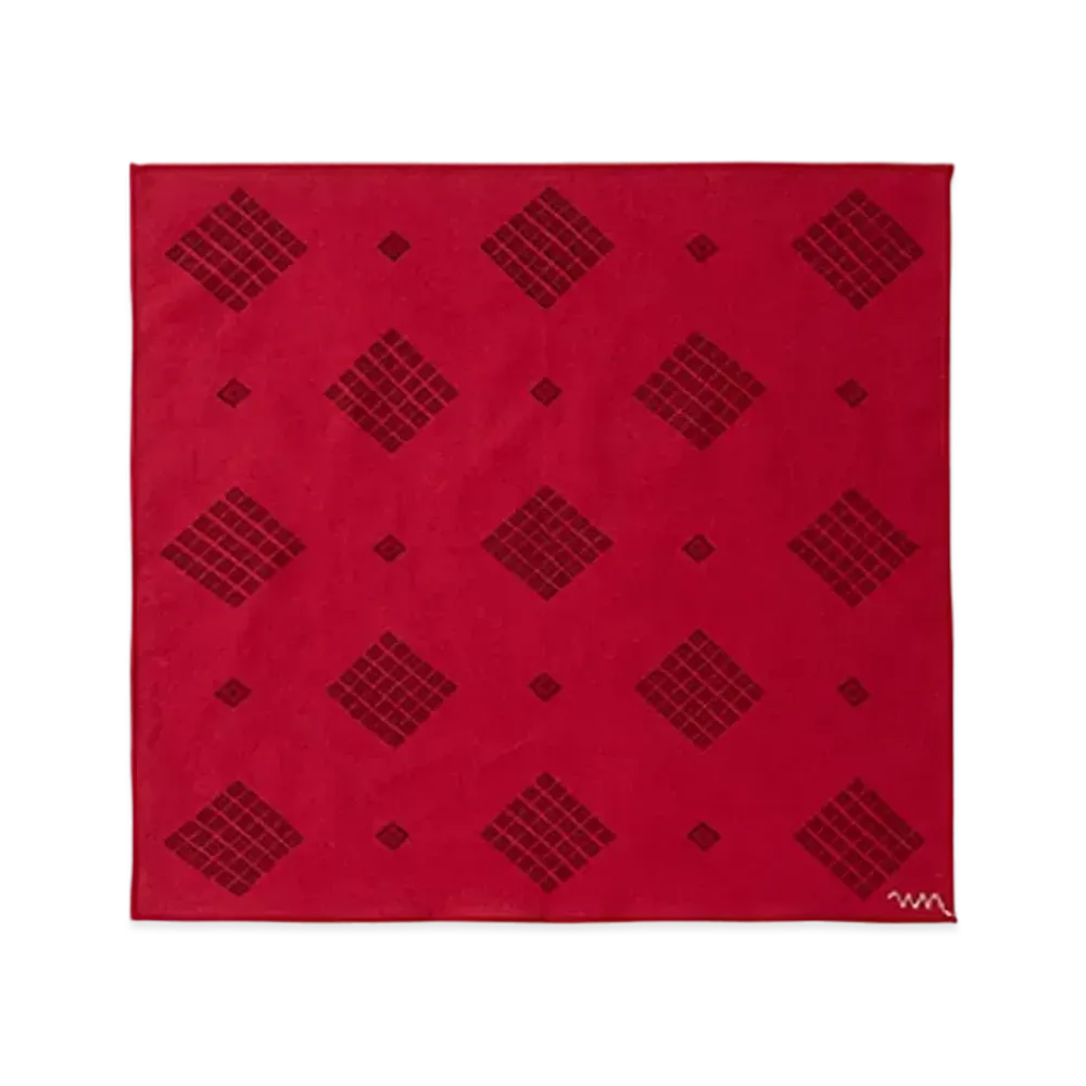 visvim KHADI BANDANA (N.D.) #3 "Red"