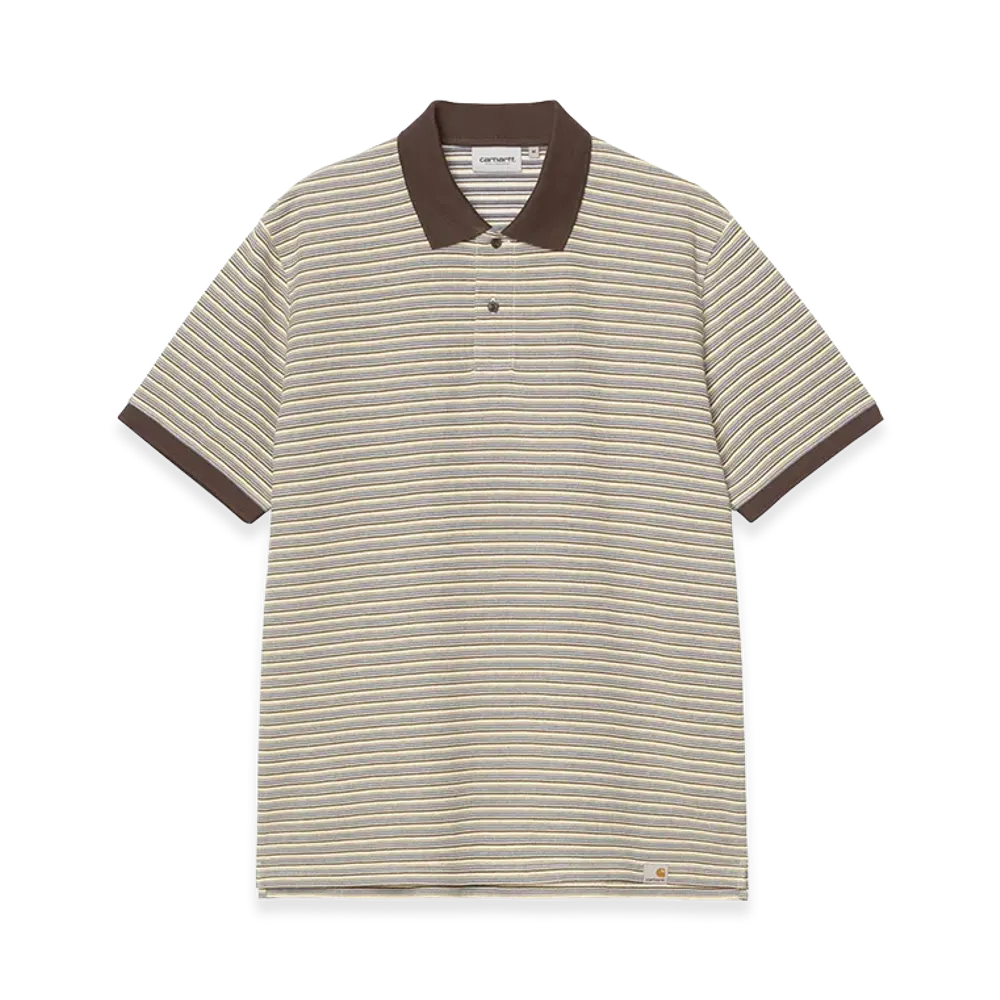 Carhartt WIP S/S Dion Polo "Dion Stripe/Wax"