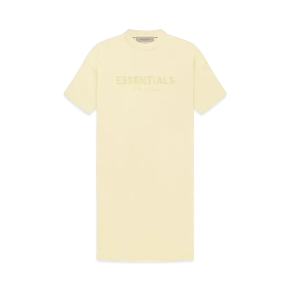FEAR OF GOD ESSENTIALS Tee Dress "Canary"