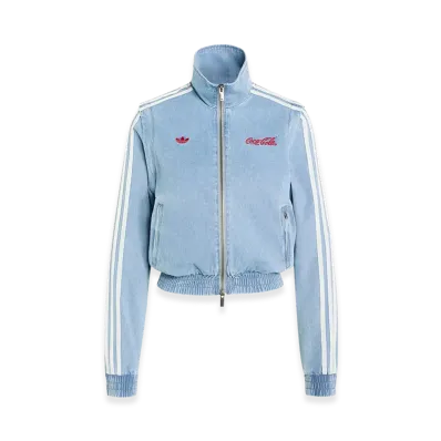 adidas x Coca-Cola Women's Firebird Reg Denim Track Top "Light Denim"