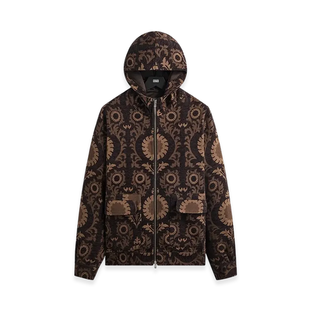 Kith Chenille Tapestry Selfridge Zip Up Hoodie "Kindling"