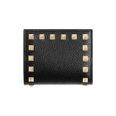 Valentino Women's Flap French Wallet "Black"