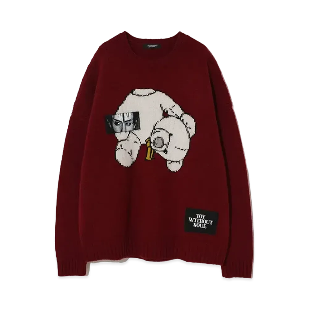 UNDERCOVER Wool Knit Pullover "Bordeaux"