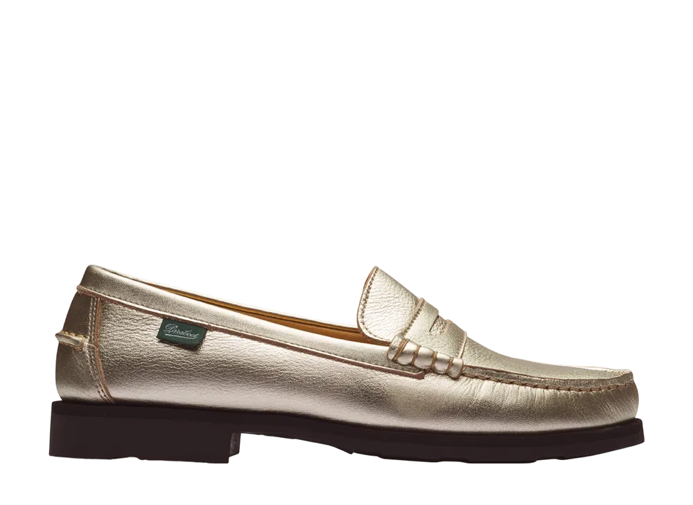Paraboot Women's Coraux "Metal champagne"