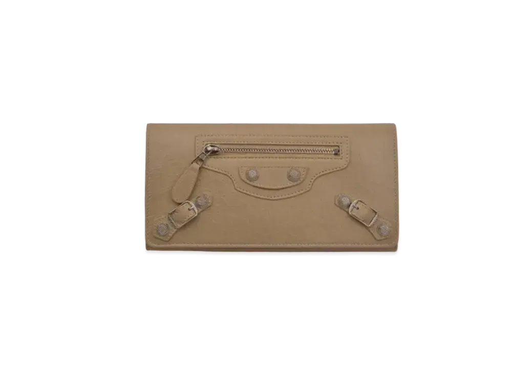 BALENCIAGA Sheepskin Wallet "Gray"