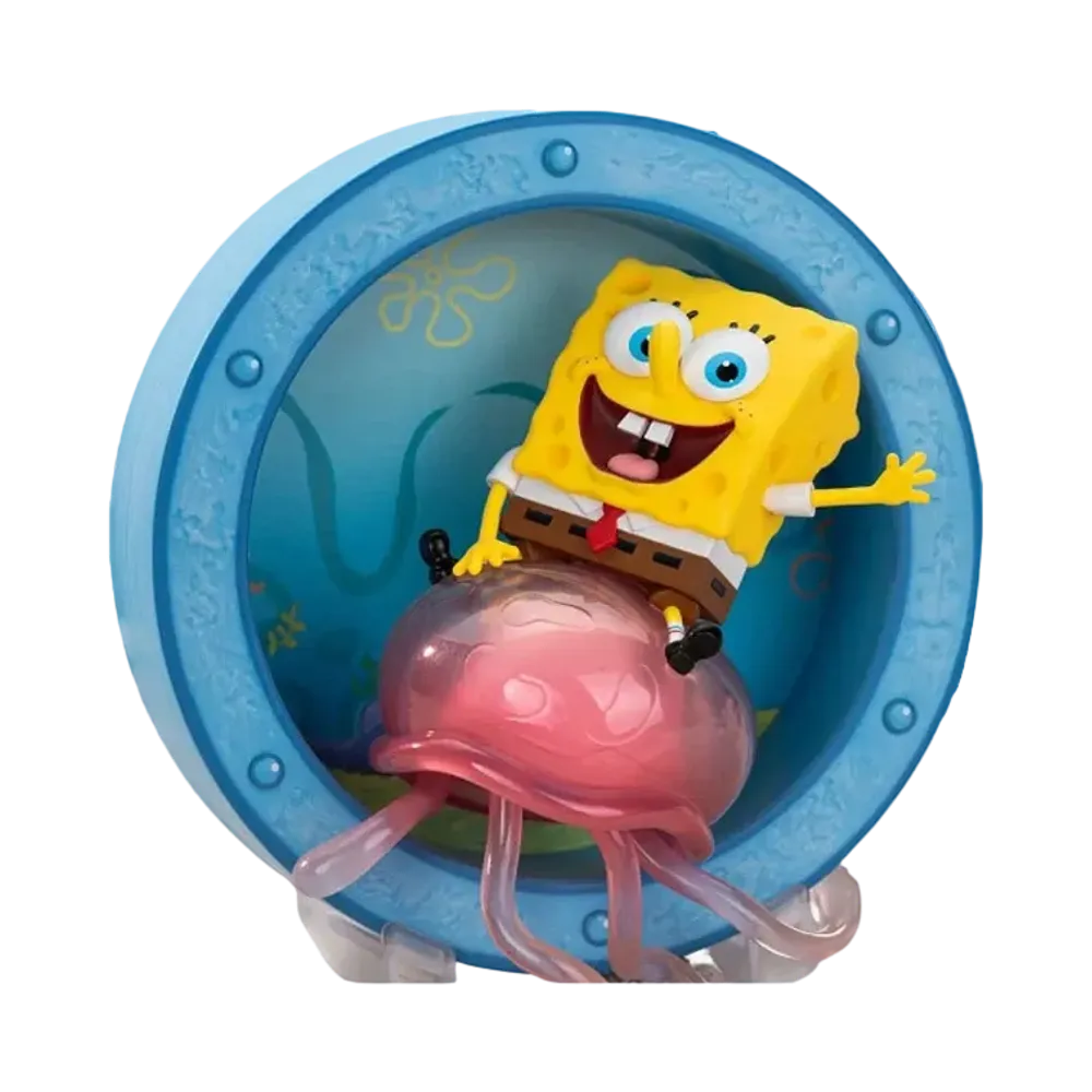 POP MART SpongeBob's Window-SpongeBob Jellyfish Riding