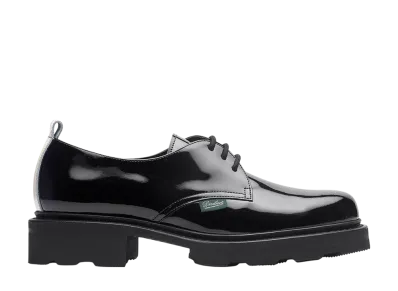Paraboot Women's Vallauris "Vernis noir/creme"