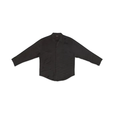 BALENCIAGA MENS BB Monogram Minimal Shirt "Black"
