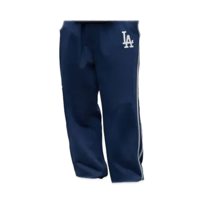 MLB Exclusive Set Up Patch Embroidery Side Line Big Silhouette Pullover Sweatpants Only "Navy"