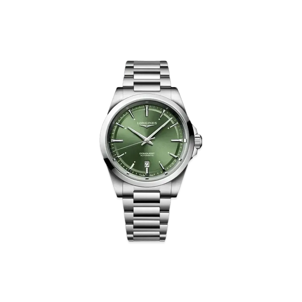 Longines Conquest 41.00mm "Green Sun Ray/Stainless Steel" L3.830.4.02.6