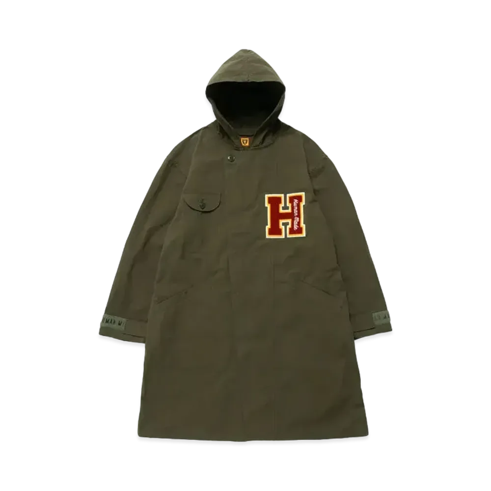 HUMAN MADE Military Hooded Coat "Olive Drab"
