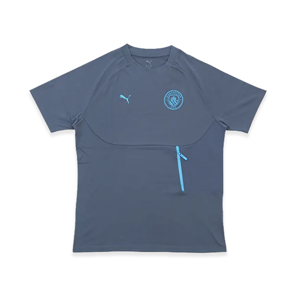 PUMA Manchester City Pumatech Pocket S/S T-Shirt "Evening Sky"