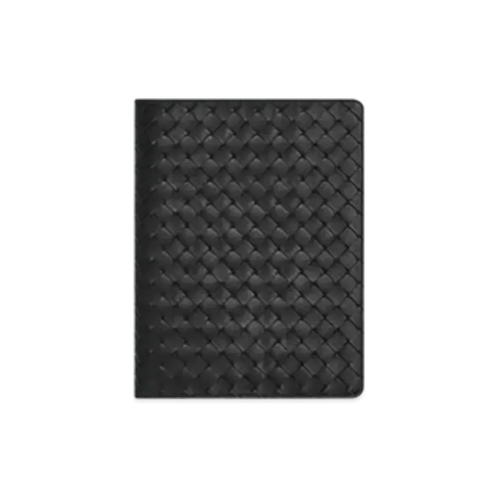 Bottega Veneta Maxi Intrecciato Note Cover "Black"