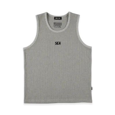 WIND AND SEA Waffle Tank Top "Gray"