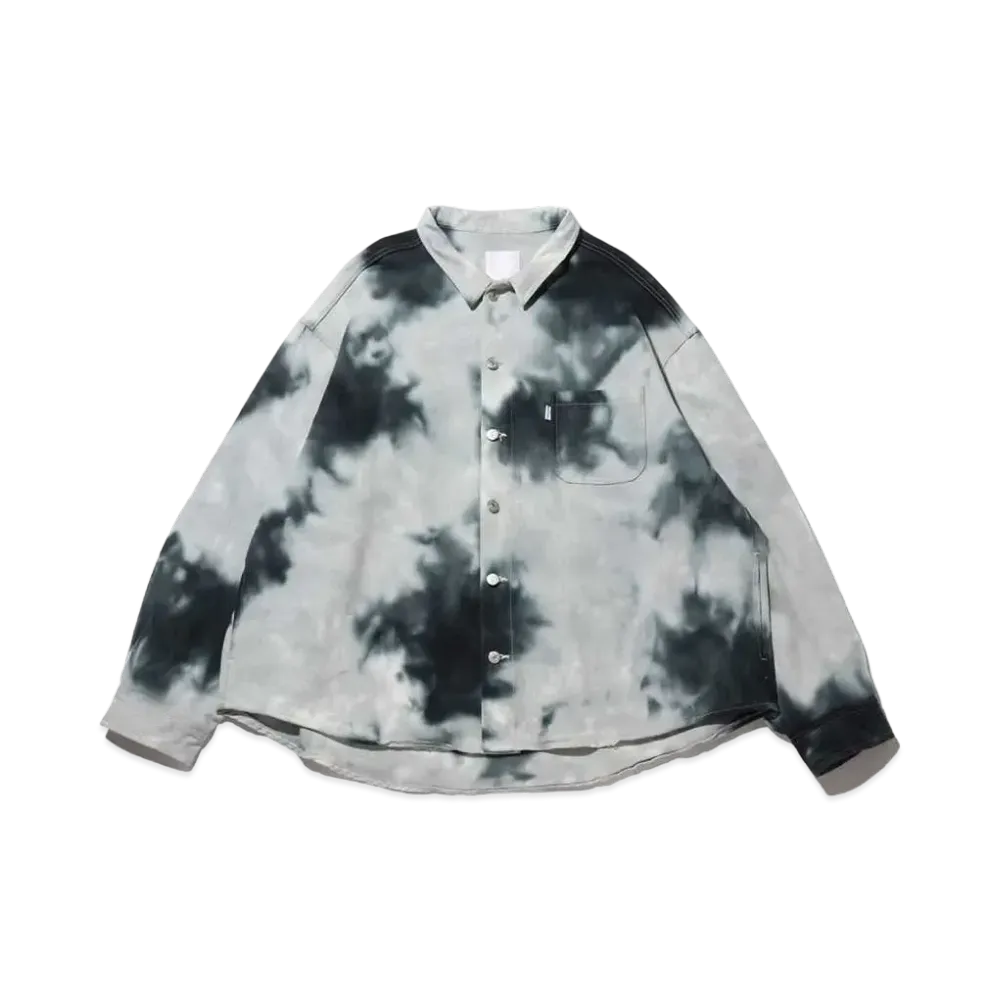 atmos pink Tie-Dye Collar Jacket "Black"