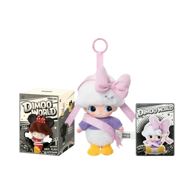 POP MART DIMOO WORLD x DISNEY Series Plush Keychain Daisy's Gift