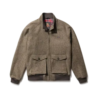 Noah x Baracuta Tweed Herringbone G9 Jacket "Brown"