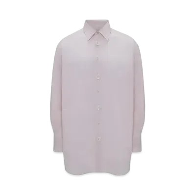 JW ANDERSON Oversized Shirt With Ceramic Buttons "Pink"