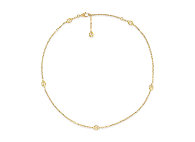 GUCCI Interlocking G 18K Necklace