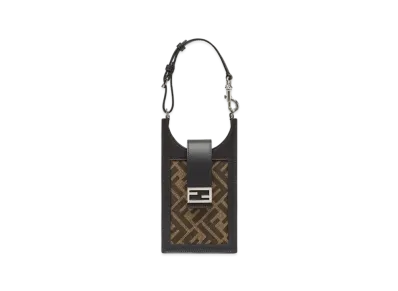 FENDI Smartphone Bag Fabric Smartphone Holder "Brown"