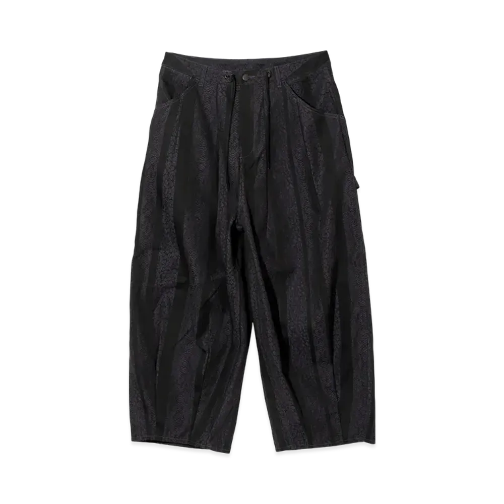 NEEDLES H.D Pant - Painter - 10oz Denim / Python Jacquard "Black"