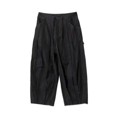 NEEDLES H.D Pant - Painter - 10oz Denim / Python Jacquard "Black"