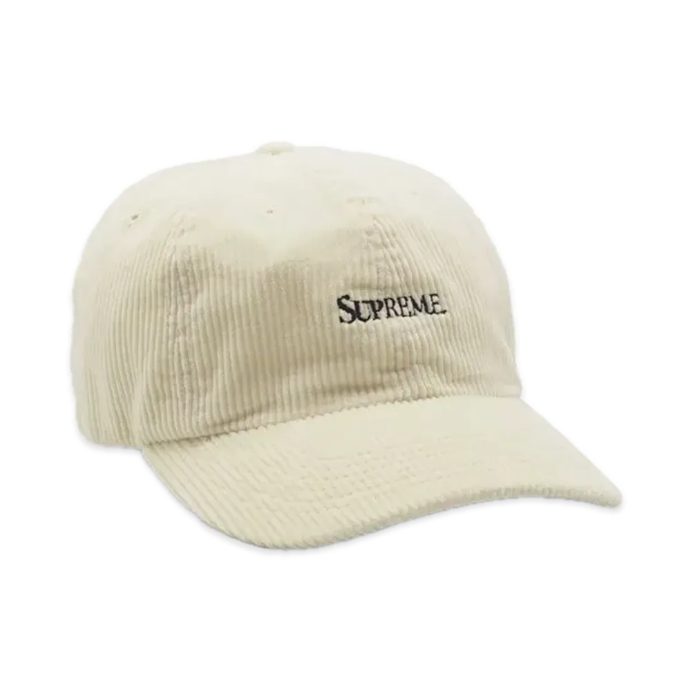 Supreme Corduroy 6-Panel "White"