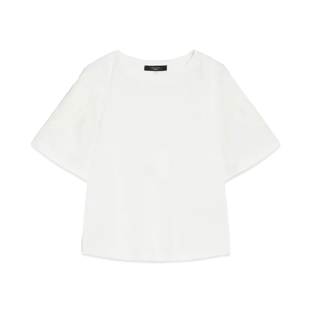 Max Mara Livorno Pure Cotton Jersey T-shirt "White"