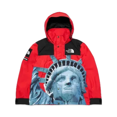 Supreme x The North Face Statue of Liberty Mountain Jacket "Red"